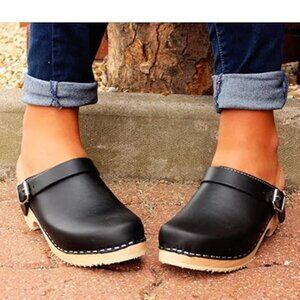 MIA Made in Sweden Alma Swedish Clogs - Leather (For Women)